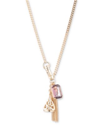 Lauren Multi Charm Scarf Necklace main image 0