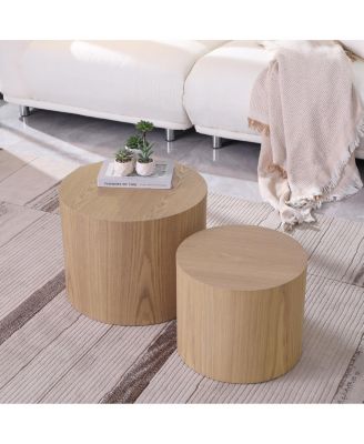 Streamdale Oak Nesting Table Set (2)