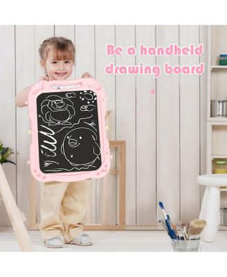 Height Adjustable Kids Art Easel Magnetic Double-Sided Board
