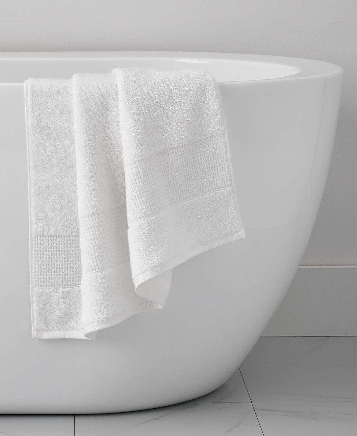 Oake Organic Cotton Bath Towel, 30" X 56", Exclusively At Macy's In White