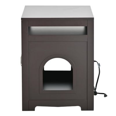 Cat Litter Box Furniture, Enclosed, Espresso