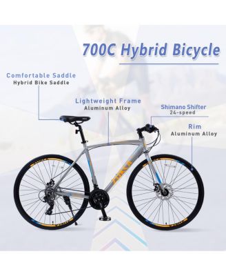 Streamdale 24-Speed Hybrid Bike Disc Brake