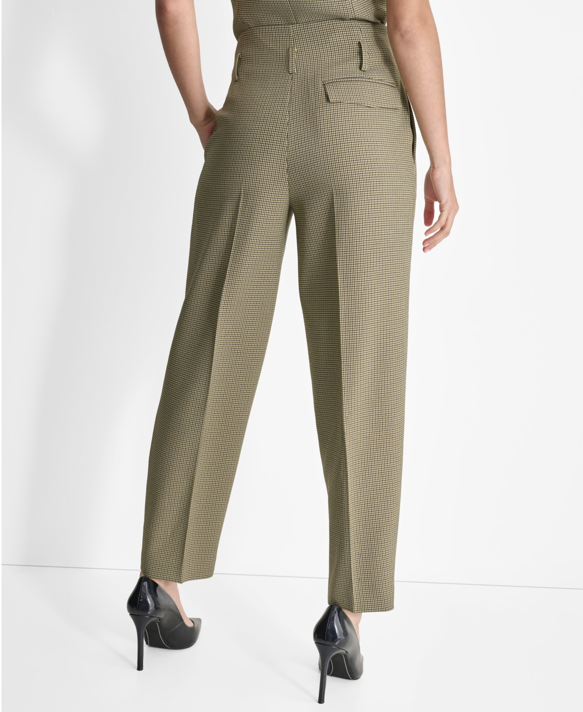 Dkny Women's High-Rise Slim-Leg Ankle Pants