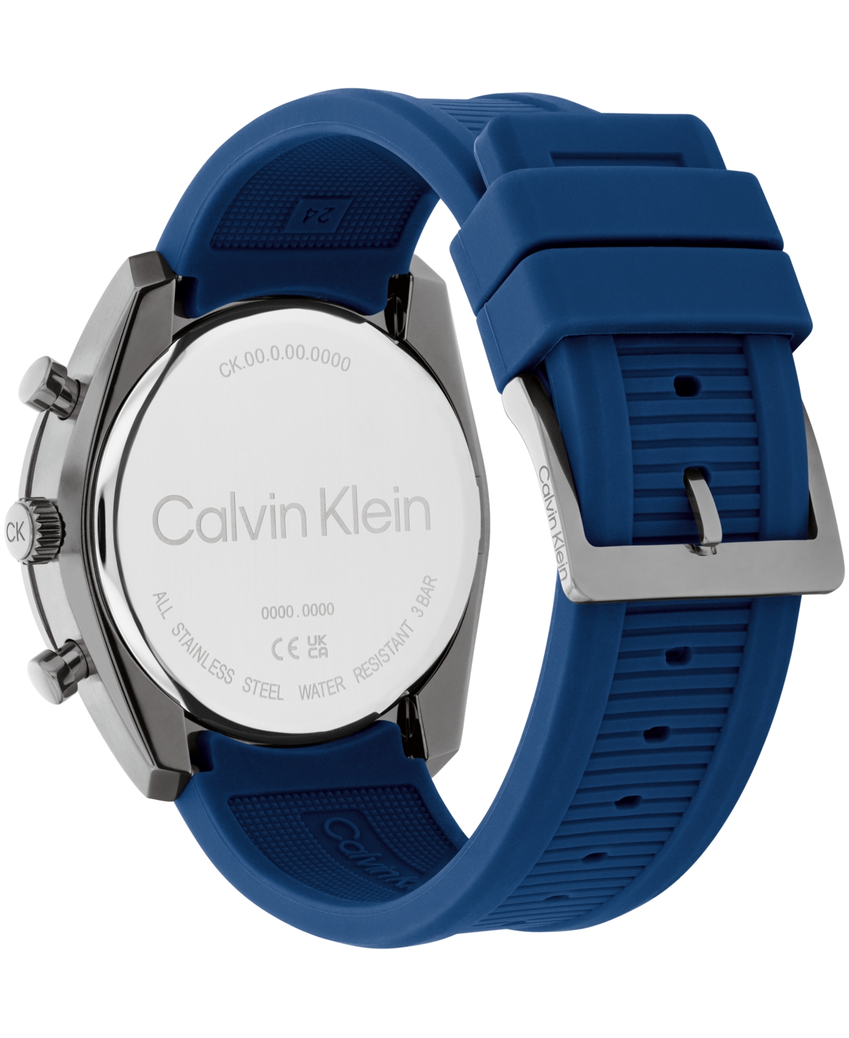 Calvin Klein Men's Multifunction Link Bracelet Watch In Blue