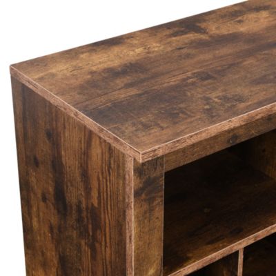 MDF and particle board Sleek 24 Shoe Cubby Console & Sideboard