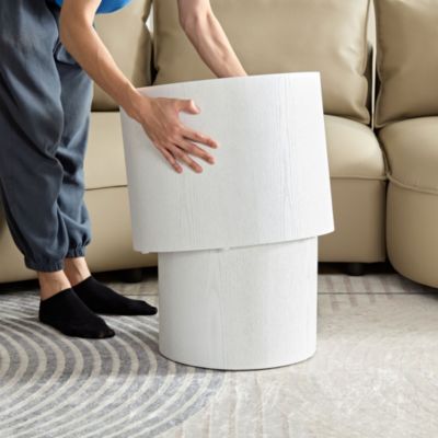 MDF Side/Coffee/End Table Set of 2 with Veneer