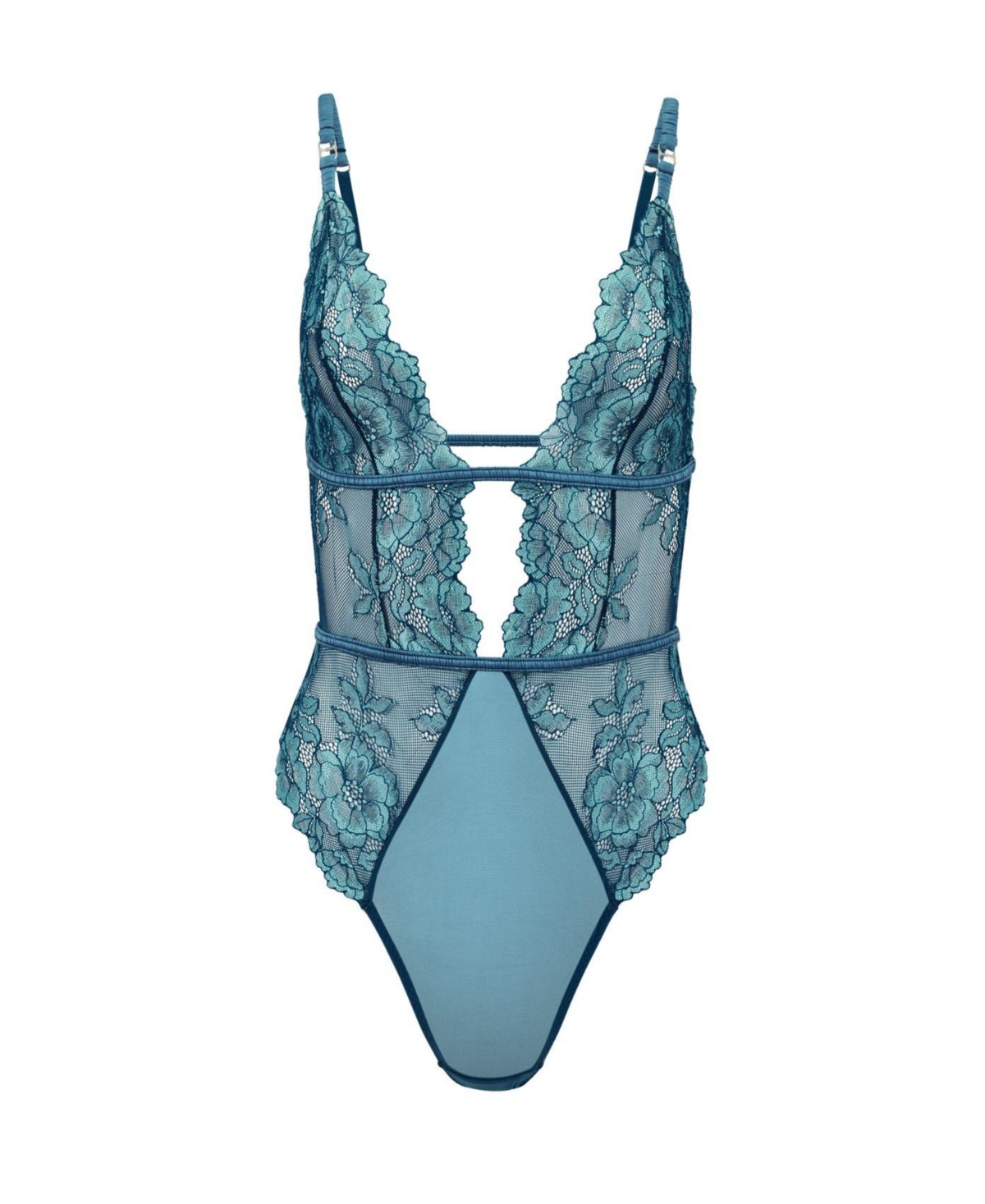 Adore Me Plus Size Calissa Lace Bodysuit Lingerie
