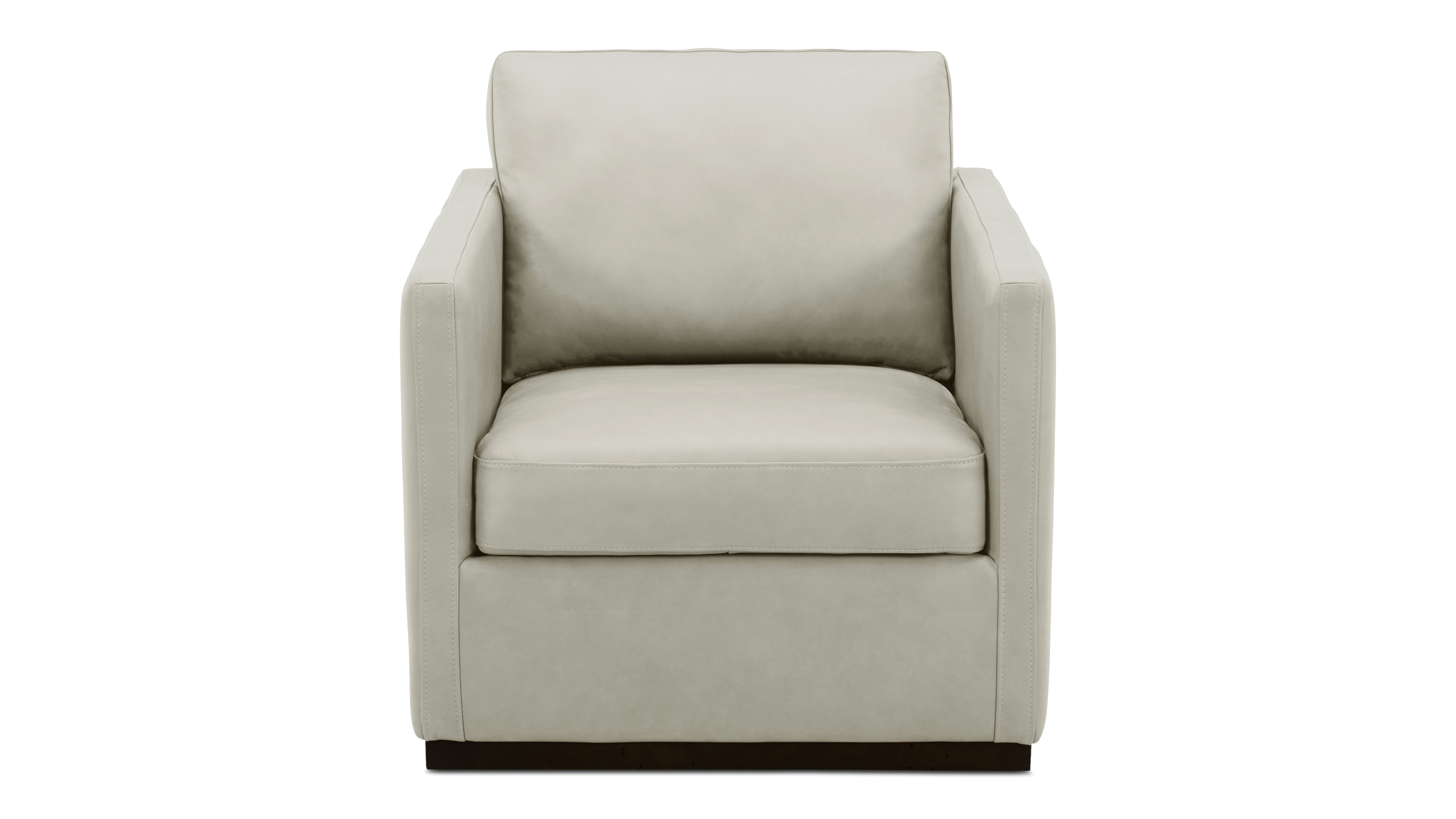 Clasea Leather Swivel Chair, Created for Macy's