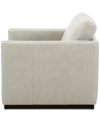 CLOSEOUT! Clasea Leather Swivel Chair, Created for Macy's