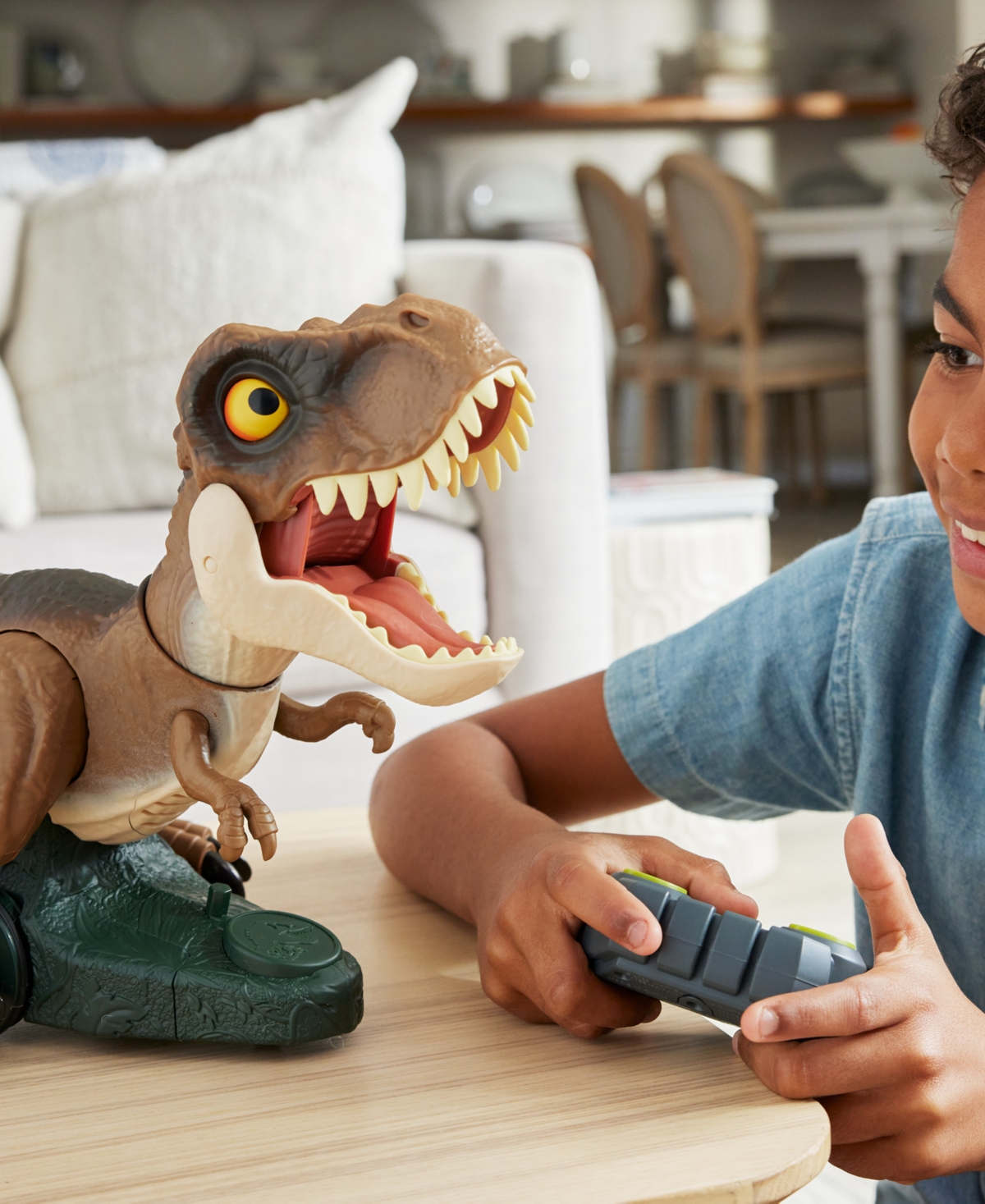 Jurassic World Roarin Frenzy T-rex Rc Toy In Multi-color