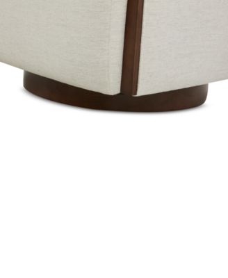 Makinen Fabric Swivel Chair, Created for Macy's