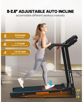 Streamdale Silent Treadmill with Space-Saving Design