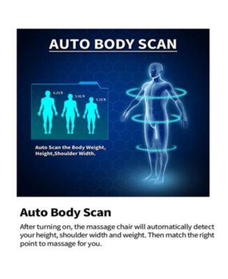 Zero-G Massage Chair with 4-Wheel Navigation