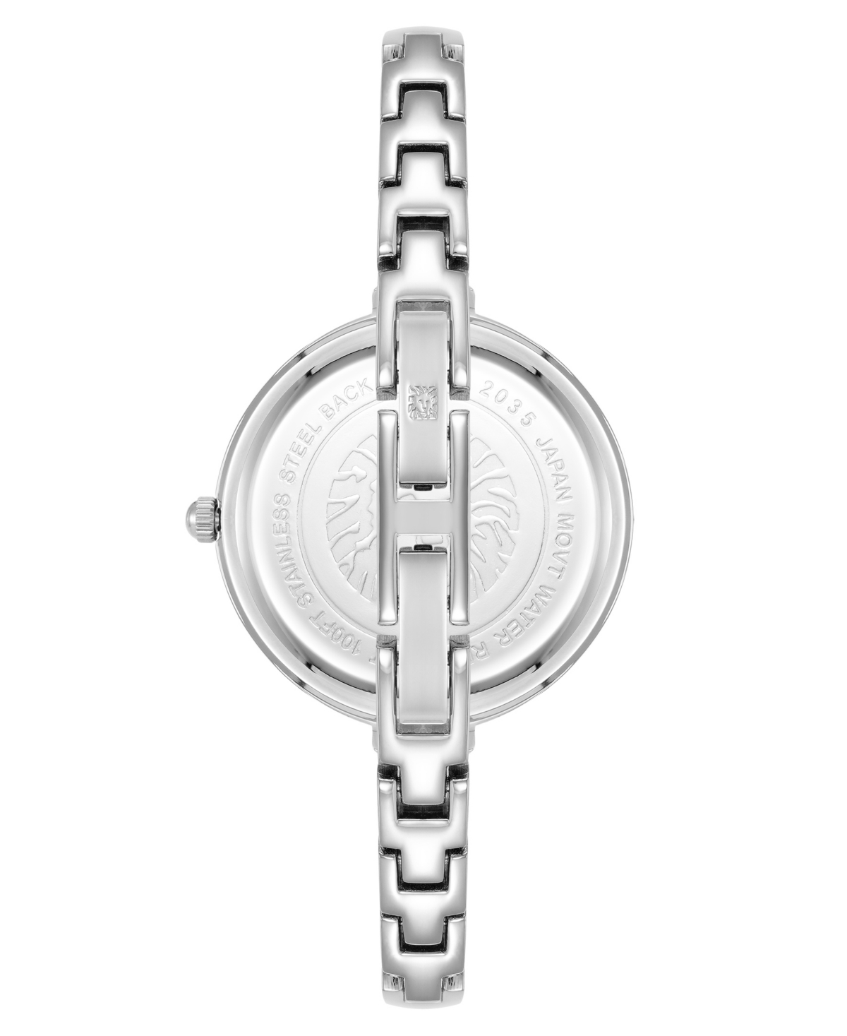 Anne Klein Women's Quartz Interchangeable Bezel Silver-tone Alloy Metal Watch Set, 30mm In White,blush,red,black,silver-tone