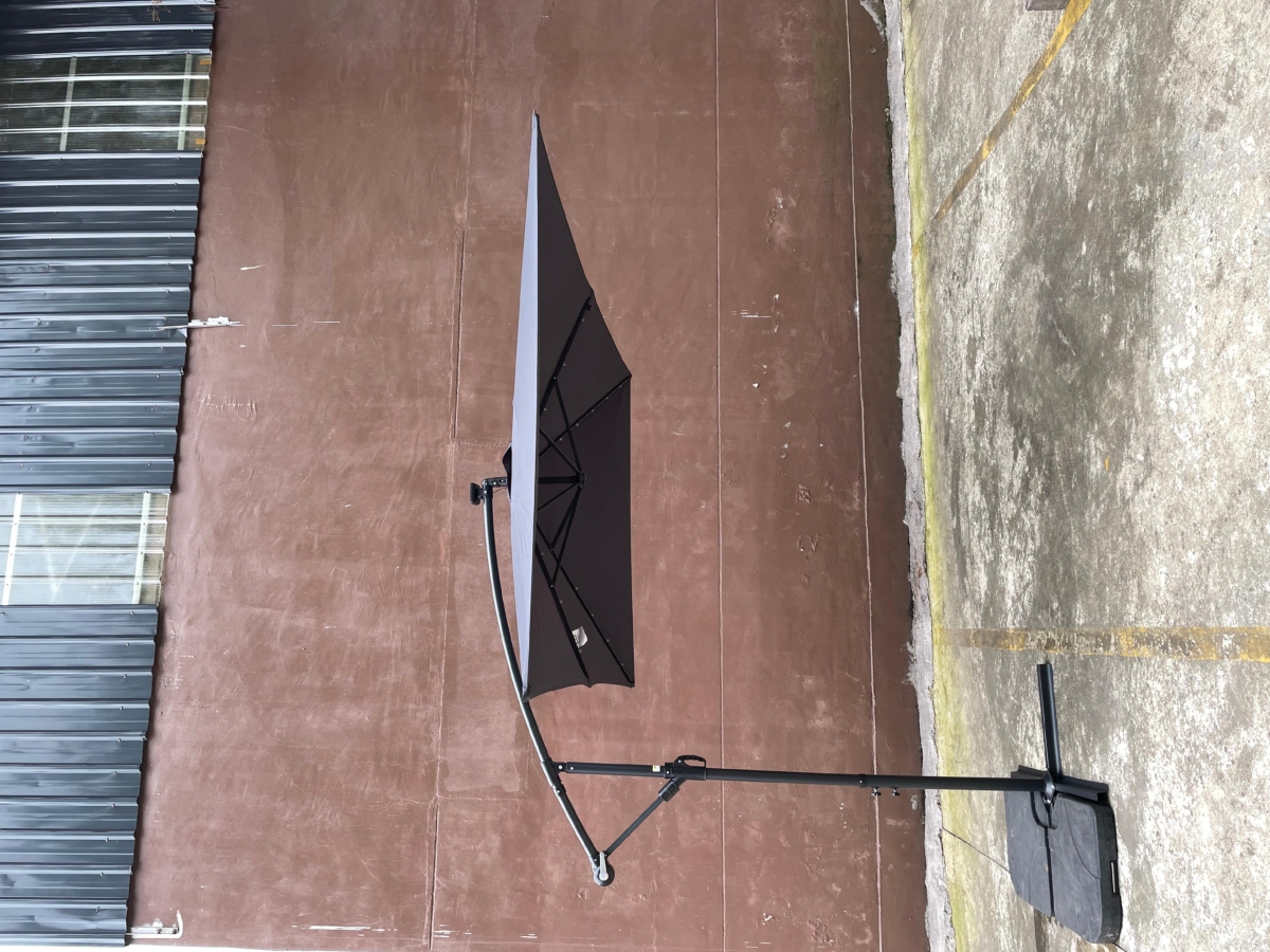 Streamdale Solar Powered Led Patio Umbrella, 8 Ribs