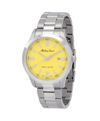 Men's Mathy I Jumbo Yellow Dial Watch - H455J