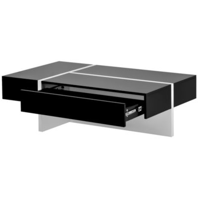 Modern Glossy Rectangle Coffee Table