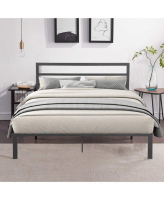 Streamdale Queen Size Metal Bed Frame With Headboard