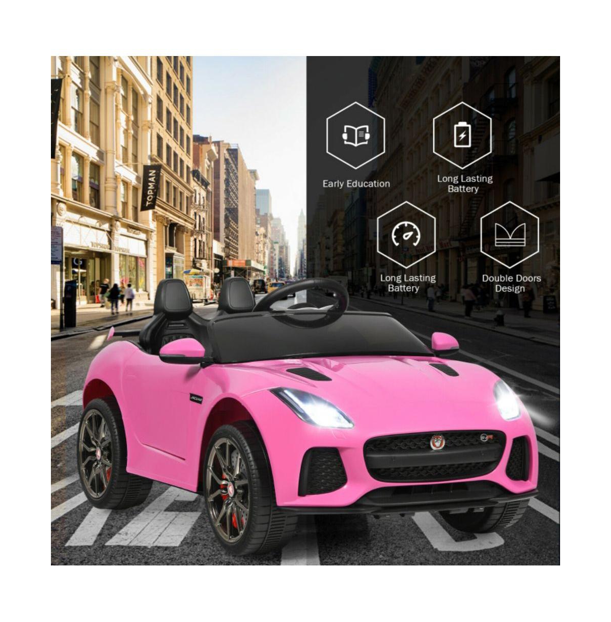 Vebreda 12V Jaguar F-Type Svr Licensed Kids Ride On Car