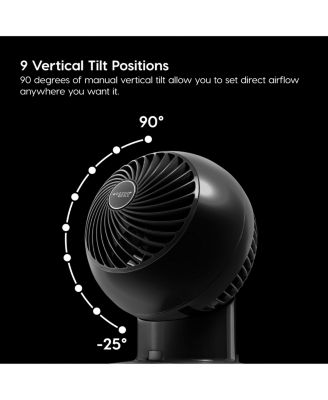 IRIS USA, WOOZOO Oscillating Fan with Remote & Timer, 3 Speed Settings, Black