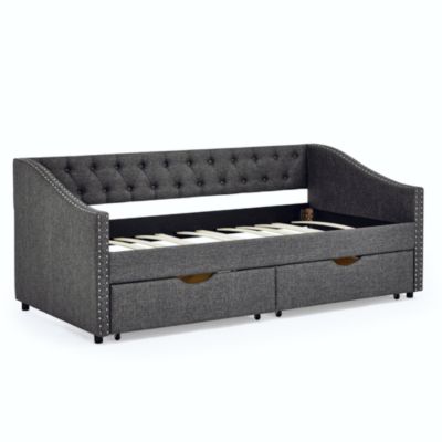 Streamdale Upholstered Twin Size Daybed with Drawers
