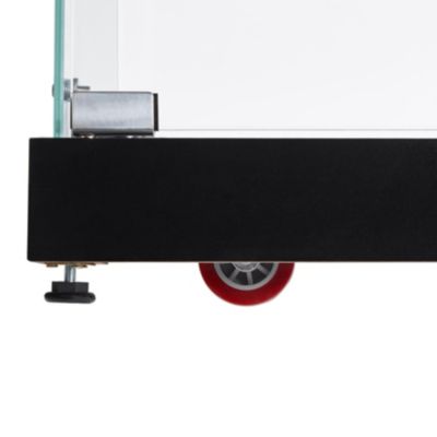 Streamdale Black Floor Standing Glass Display Cabinet