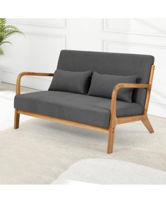 Streamdale Mid-Century Modern Leisure Sofa with Armrests