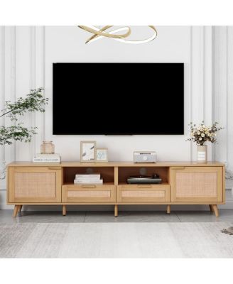 Modern Farmhouse TV Stand for 85" TVs