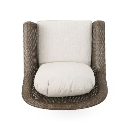 Streamdale Premium Rattan Swivel Club Chair Set for Outdoor Relaxation and Views