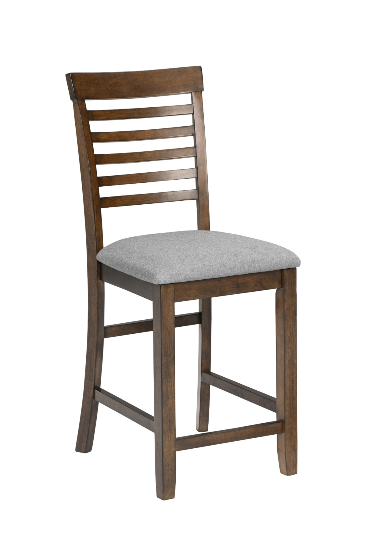 Streamdale Furniture Elegant 5-Piece Solid Wood Counter Height Dining Table Set with Upholstered Chairs
