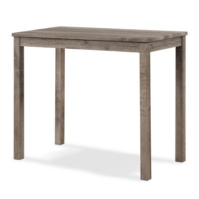 Wood 3-Piece Counter Height Dining Set, Taupe