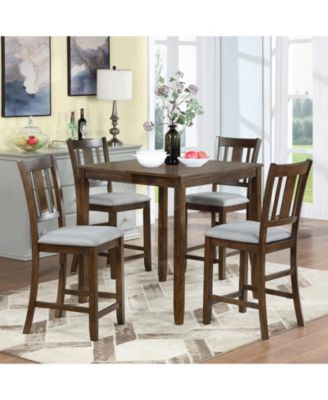 Streamdale Solid Wood Counter Dining Table, Timeless
