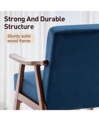 Mid-Century Modern Velvet Accent Armchair Style, Comfort, and Durability