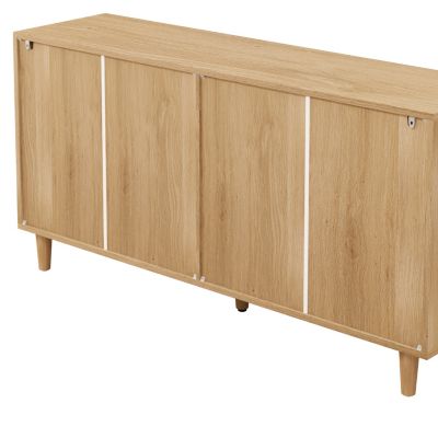 Modern Rattan Dresser with 6 Drawers and Ample Storage Space