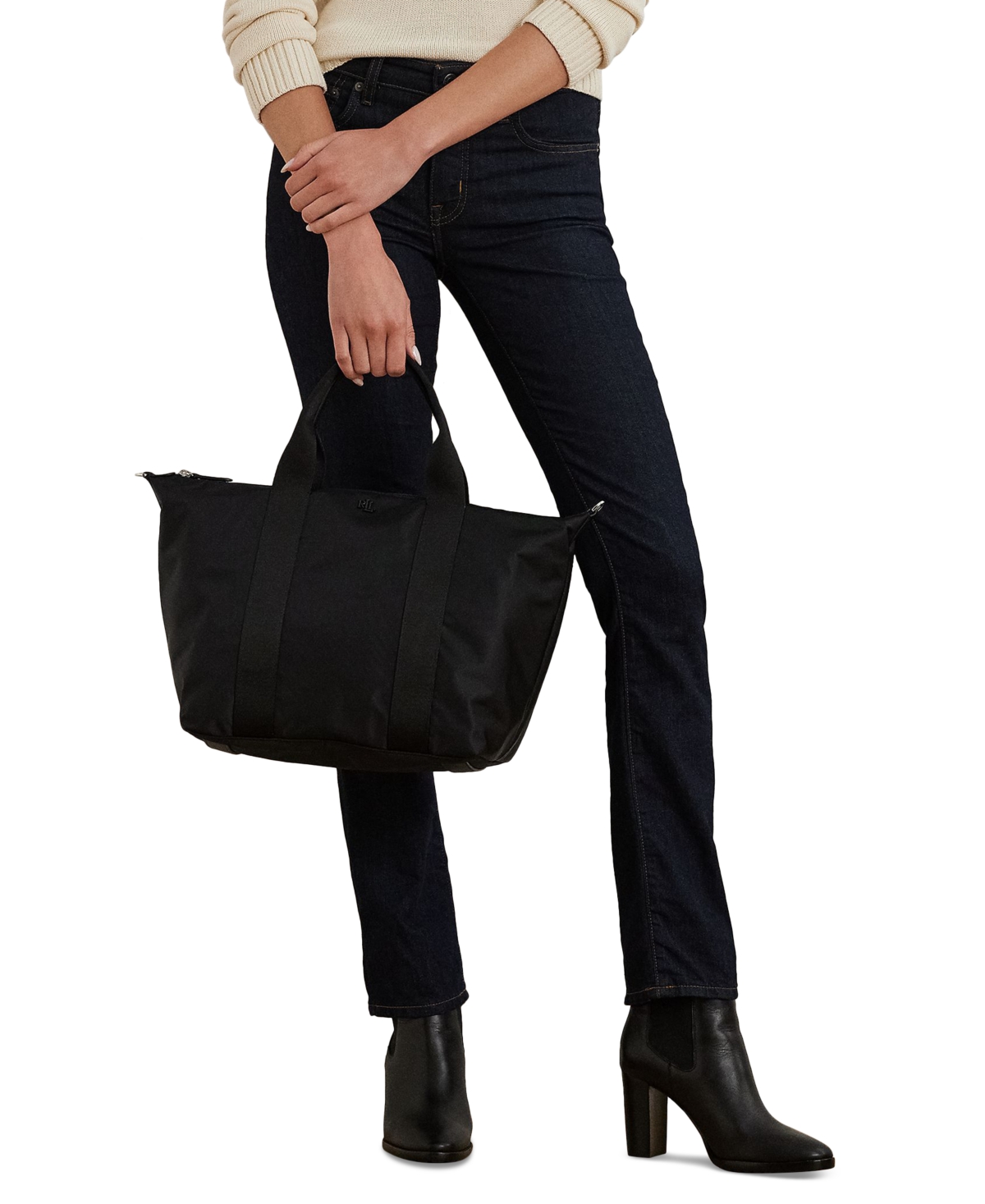 Lauren Ralph Lauren Stevie Extra-Large Nylon Tote Bag