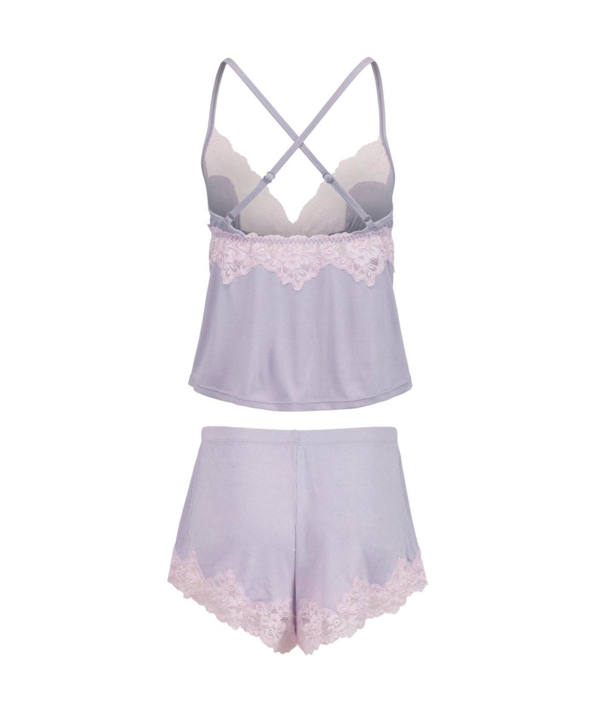 Adore Me Plus Size Lora Pajama Cami & Shorts Set