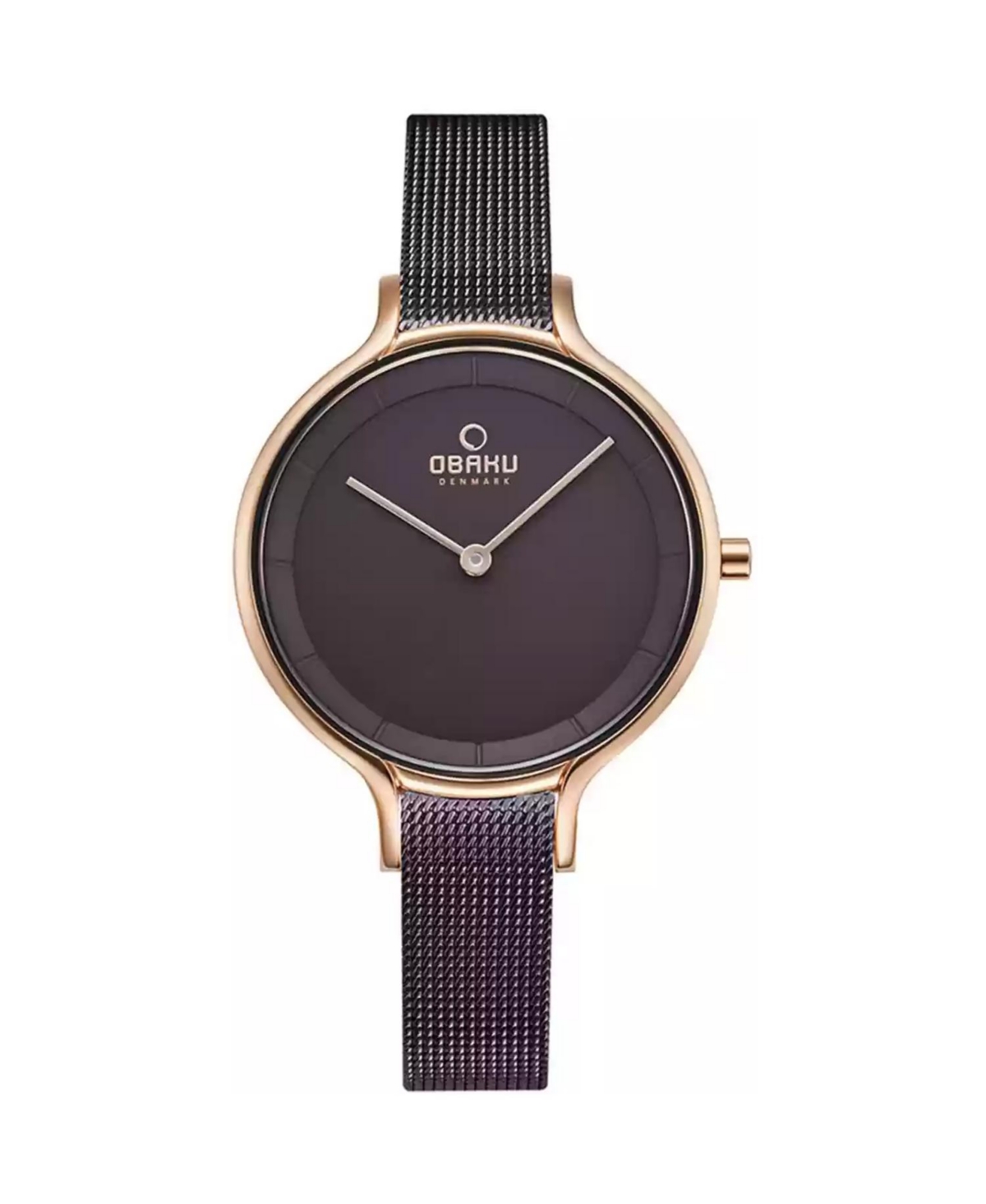Women's Walnut Silver Dial Watch - V228LXVNMN - Silver