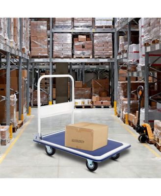 660 Pounds Folding Platform Cart Dolly Hand Truck