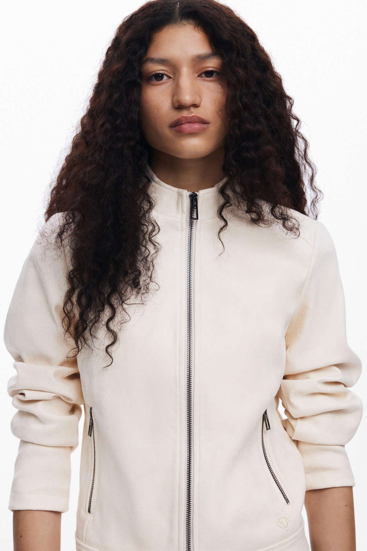 Desigual Women's Slim biker jacket