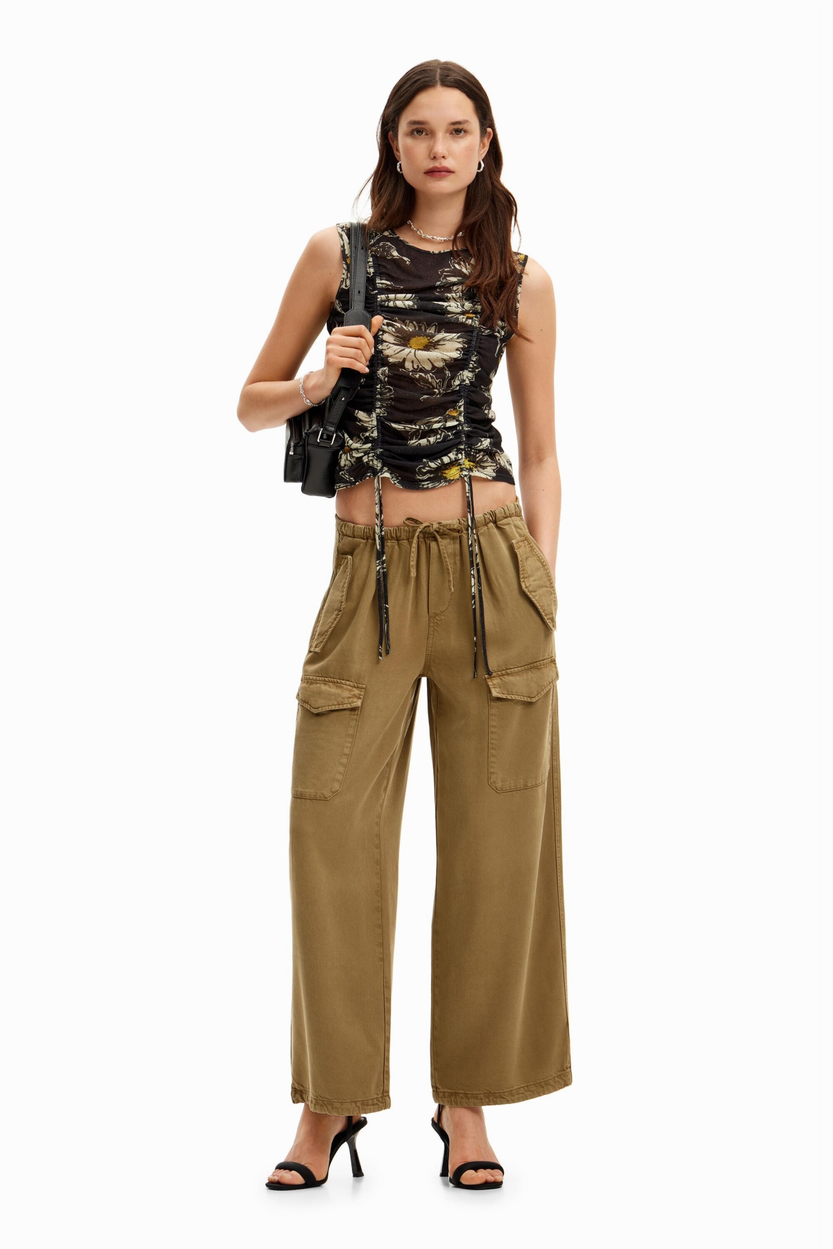 Desigual Women's Wide-leg cargo trousers