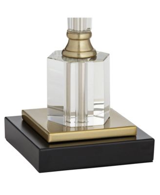 Lana Modern Crystal Table Lamp 38.5" Tall White Shade