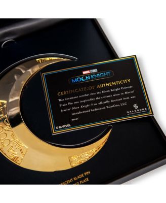 Marvel Moon Knight 14KT Gold Crescent Blade Metal Pin | SDCC 2022 Exclusive