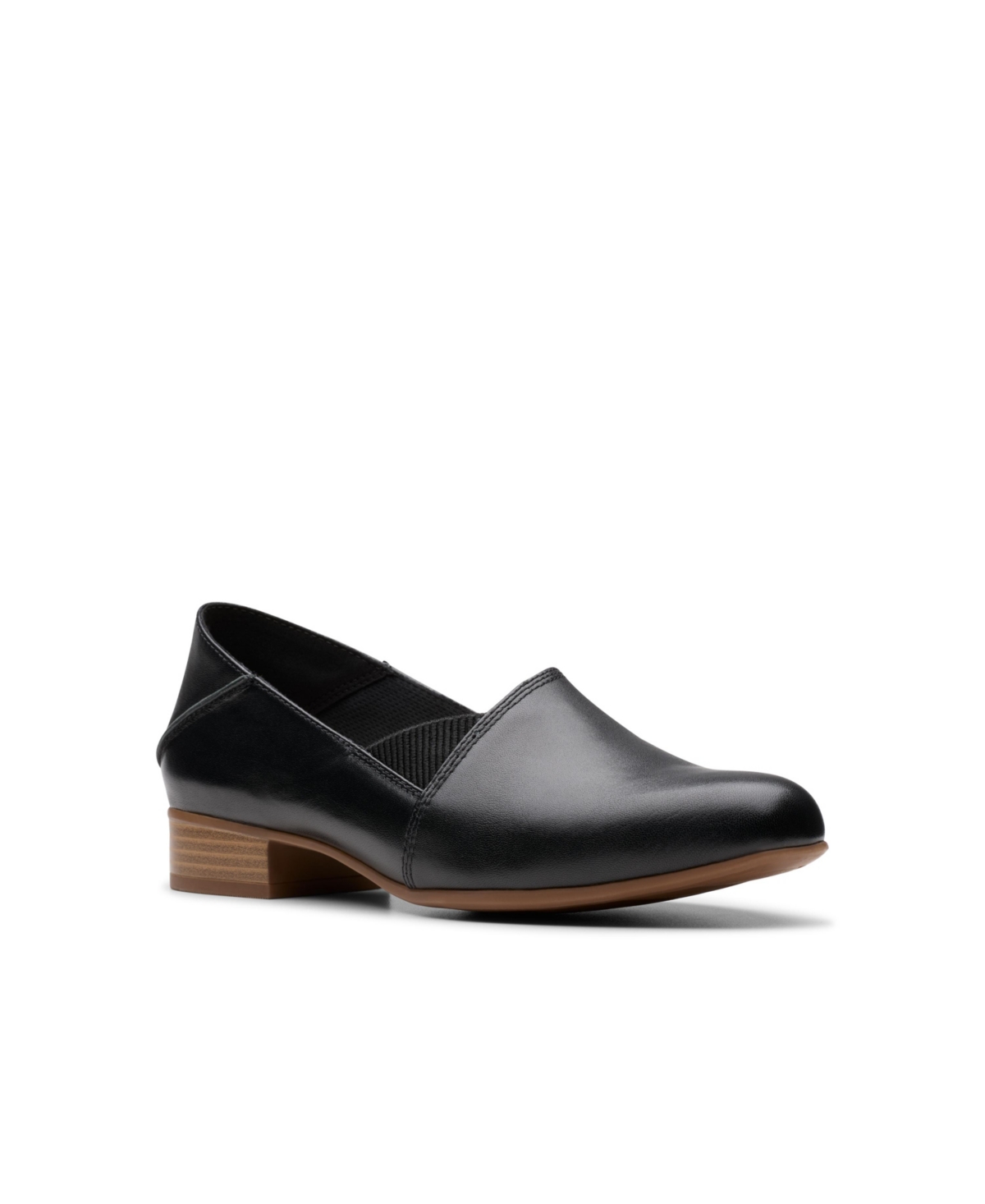 Clarks Women's Collection Juliet Trim Shoes In Black Leather