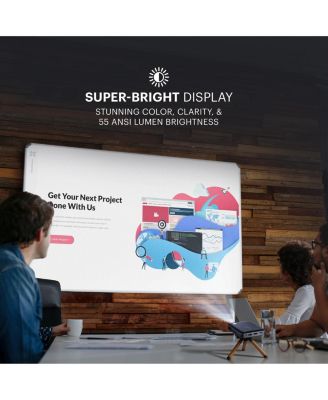 Luma 150 Portable Projector, 1080p Wireless Pico Projector