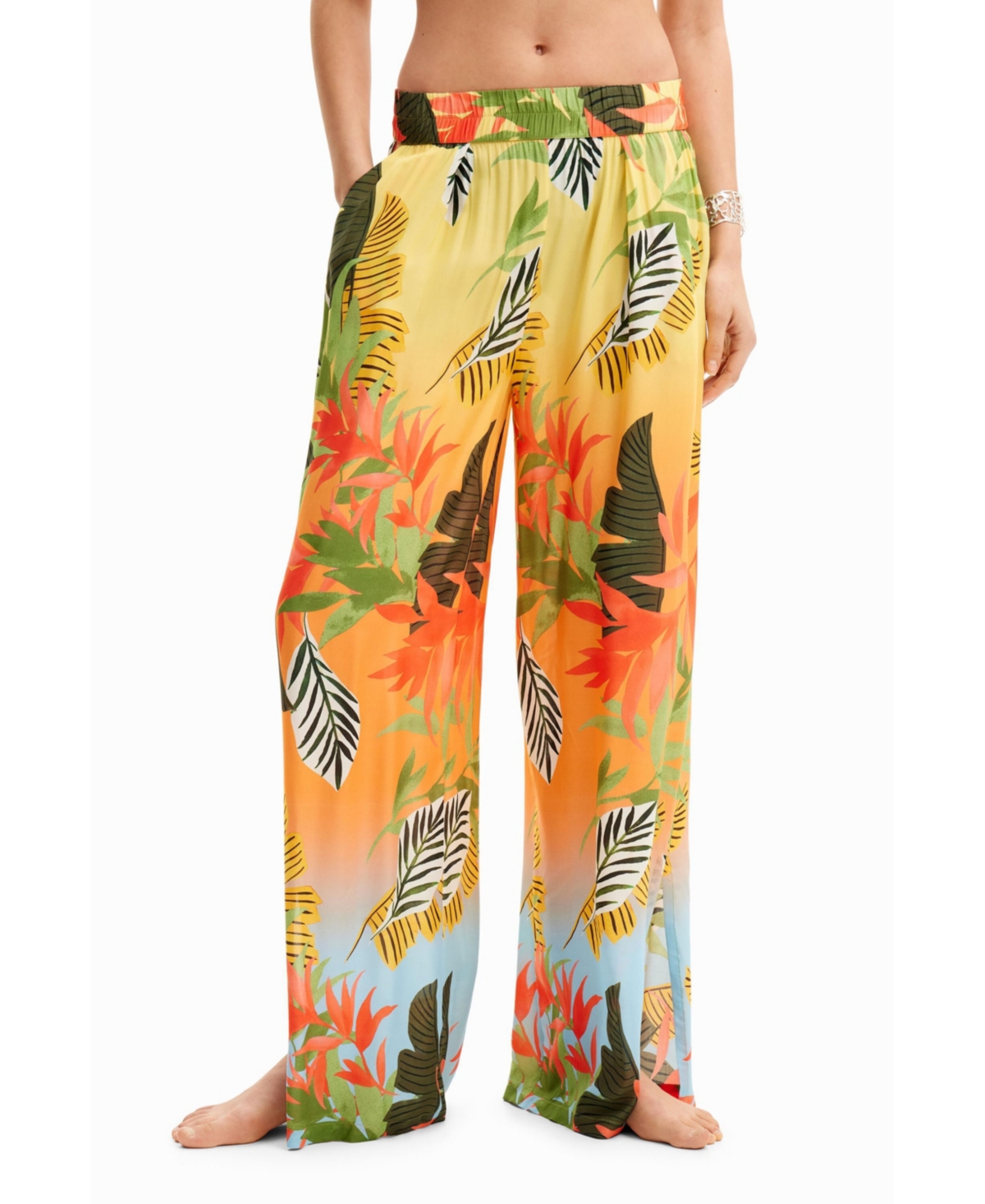Desigual Women's Tropical wide-leg trousers