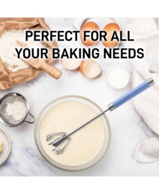 Egg Beater Whisk – Manual & Push Hand Mixer for Cooking & Baking