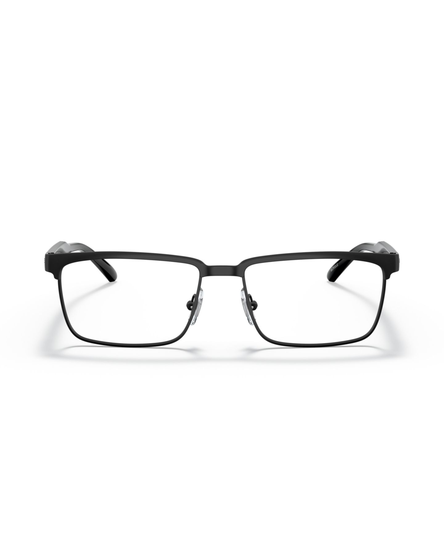 Очки Arnette Unisex Rectangle Metal AN6131 Mokele Eyeglasses, цвет: Матовый чёрный — фото 6