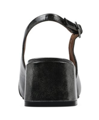 Women's Later Slingback Block Heel Pumps