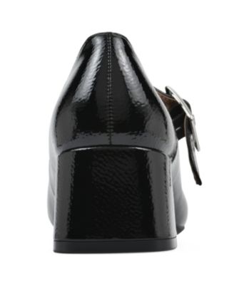 Women's Lasso Mary Jane Block Heel Pumps