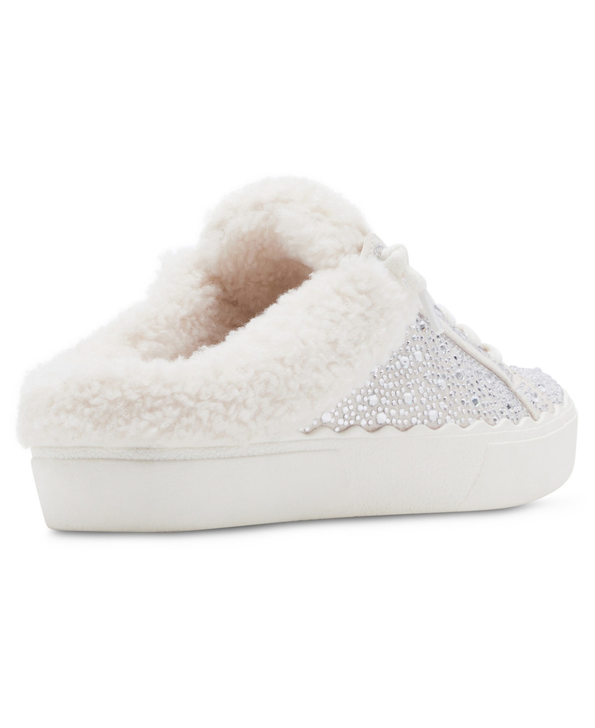 Anne Klein Women's Courage Cozy Lace Up Mule Sneakers